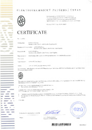 Certificate ESČ