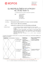 Megfelelöségi nyilatkozat Megfelelöségi nyilatkozat