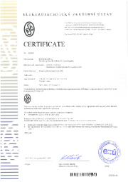Certificate ESČ