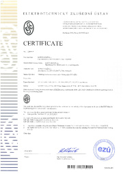 Certificate ESČ