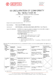 Conformity declaration Conformity declaration