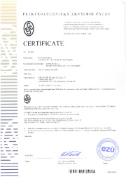 Certificate ESČ