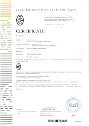 Certificate ESČ