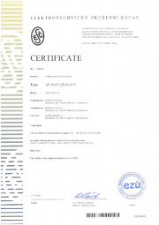 Certificate EZÚ