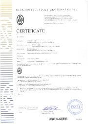 Certificate ESČ