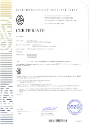 Certificate ESČ