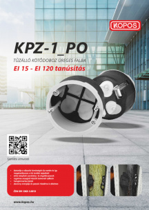 KPZ-1_PO Tűzálló kötődoboz üreges falba